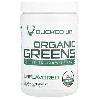 Bucked Up, Hijau Organik, Tidak Berperisa, 9.52 oz (270 g)