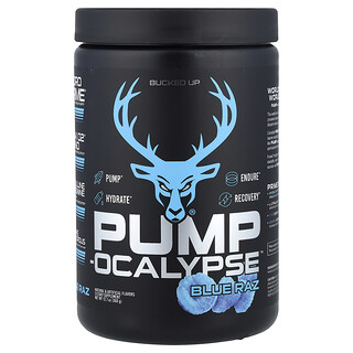Bucked Up, Pump-Ocalypse, Blue Raz, 13,69 oz (359,85 g)