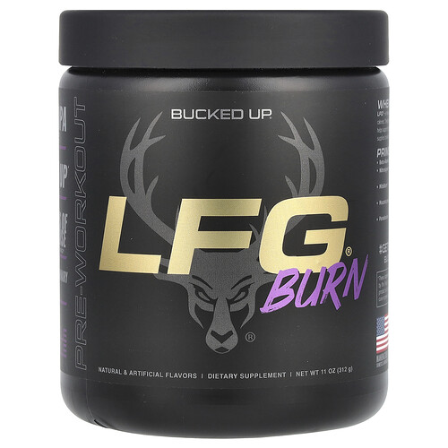 Bucked Up LFG Burn, Pre-Workout, Razzle Dazzle, 11 oz (312 g)