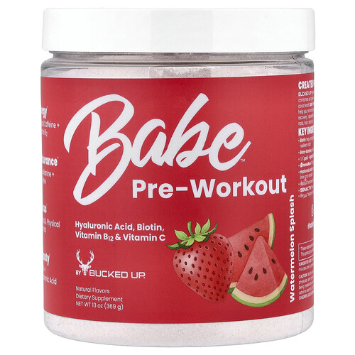 Bucked Up, Babe™, Pre-Workout, Watermelon Splash, 369 g