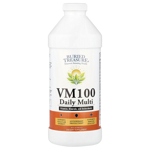 Buried Treasure, Liquid Advantage, VM100 Daily Multi, Orange Zest, 32 fl oz (976 ml)