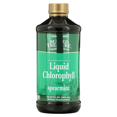 

Buried Treasure Liquid Chlorophyll Spearmint 16.23 fl oz (480 ml)