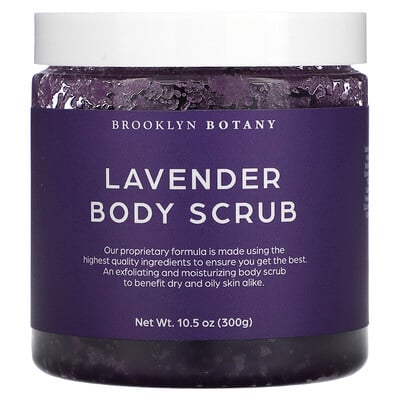 

Brooklyn Botany Body Scrub Lavender 10.5 oz (300 g)