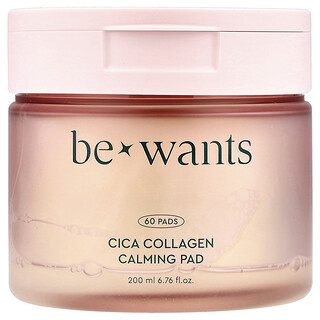 Bewants, Cica Collagen Calming Pad, 60 compresse, 200 ml