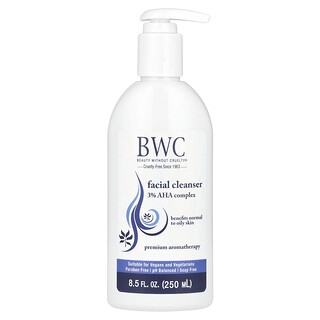 Beauty Without Cruelty, Limpador Facial, Complexo AHA a 3%, 250 ml (8,5 oz)