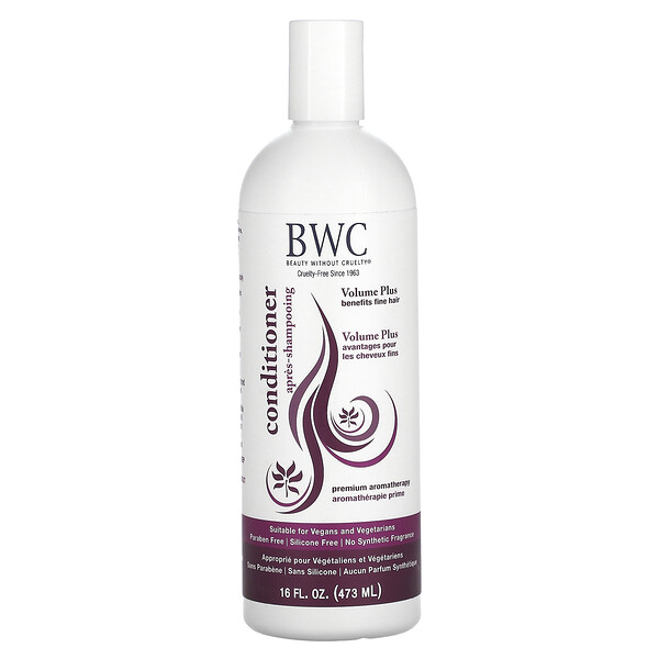 Beauty Without Cruelty‏, Conditioner, Volume Plus, For Fine Hair, 16 fl oz (473 ml)