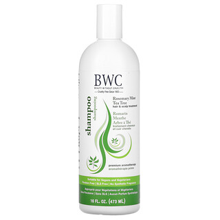 Beauty Without Cruelty, Shampooing, romarin menthe et arbre à thé, 473 ml.