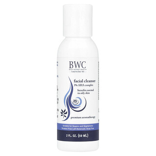 Beauty Without Cruelty, Agente de limpieza facial, Complejo con 3 % de AHA, 59 ml (2 oz. líq.)