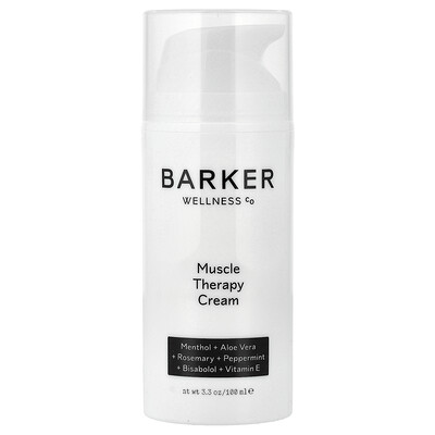 Product Image for Barker Wellness Co, Muscle Therapy Cream, 3.3 oz (100 ml)