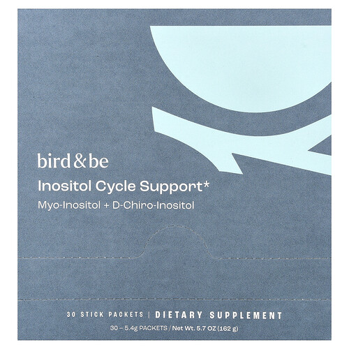 Bird And Be Bird&Be, Inositol Cycle Support, 30 Stick Packets, 5.4 g Each