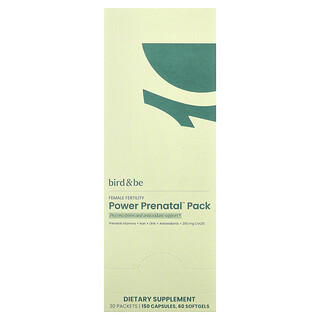 Bird and Be, Pack Female Fertility Power Prenatal™, 30 sachets