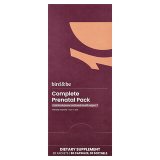 Bird and Be, Pack prénatal complet, 30 sachets