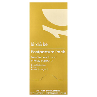 Bird&Be, Paquete posparto, 30 sobres veganos