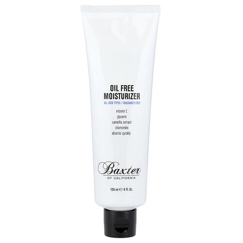 Baxter Of California Oil Free Moisturizer, All Skin Types, Fragrance-Free, 4 fl oz (120 ml)