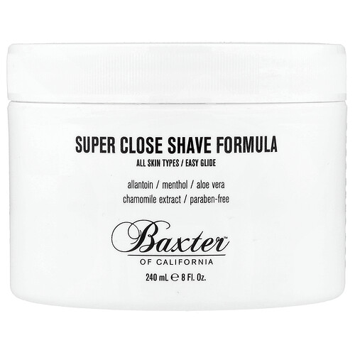 Baxter of California, Formule de rasage Super Près, Tous types de peau, 240 ml