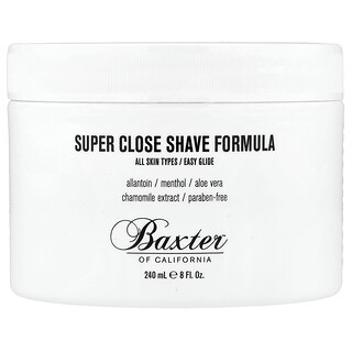Baxter of California, Super hladké zloženie na holenie, všetky typy pleti, 8 fl oz (240 ml)