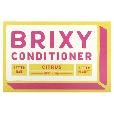 

Brixy Conditioner Bar Citrus 1 Bar 4 oz (113 g)