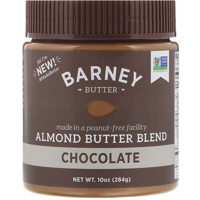 Barney Butter, Almond Butter Blend, Chocolate, 10 oz (284 g)  - купить со скидкой