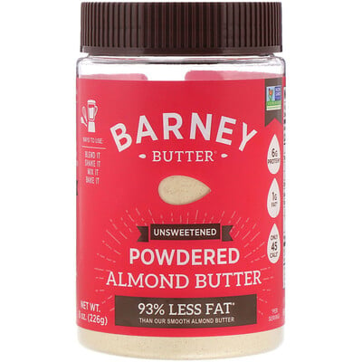 Купить Barney Butter Powdered Almond Butter, Unsweetened, 8 oz (226g)