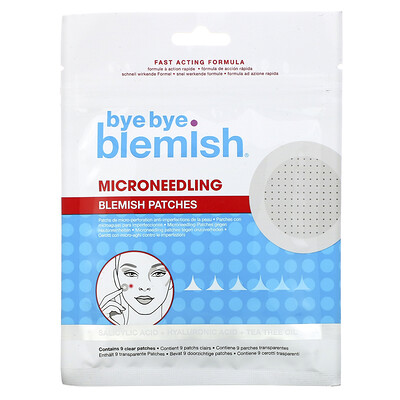 Bye Bye Blemish Microneedling Blemish Patches, 9 Patches