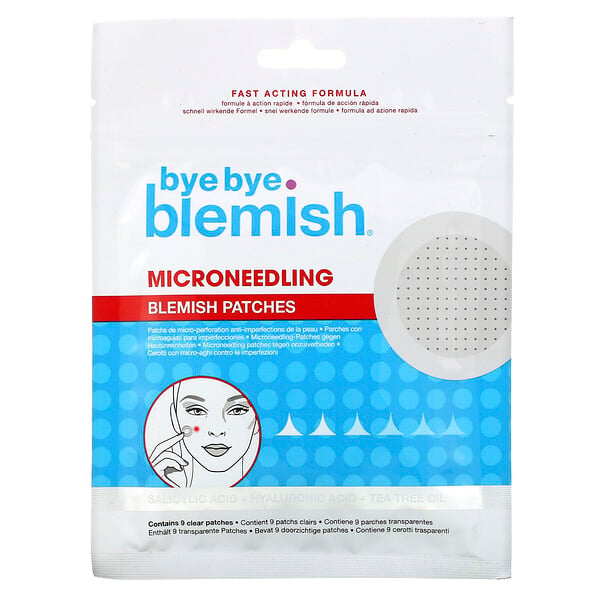 Bye Bye Blemish, Microneedling Blemish Patches,  9 Patches