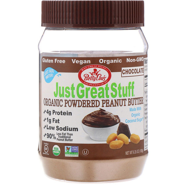 Betty Lou's, Just Great Stuff, Organic Powdered Peanut Butter