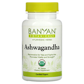 Banyan Botanicals, Ashwagandha, 90 Tablets