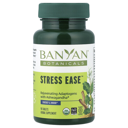 Banyan Botanicals Stress Ease Tablets - 90 Tablets