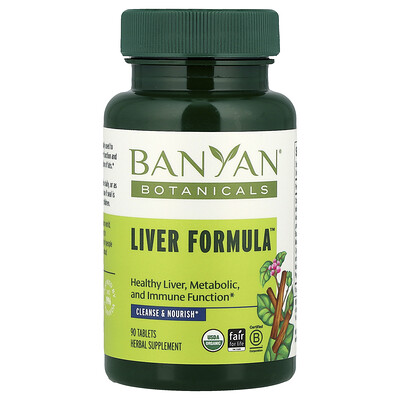 Banyan Botanicals Liver Formula 90 Tablets