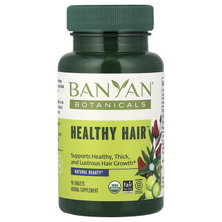 Banyan Botanicals, Cabello saludable, 90 comprimidos