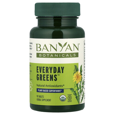Banyan Botanicals, Everyday Greens™, 90 comprimidos