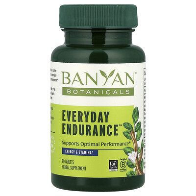 Banyan Botanicals, Everyday Endurance™, 90 comprimidos
