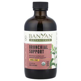 Banyan Botanicals, Jarabe herbal para reforzar los bronquios, 177 ml (6 oz. líq.)