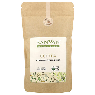 Banyan Botanicals, Té CCF, Sin cafeína, 227 g (0,5 lb)