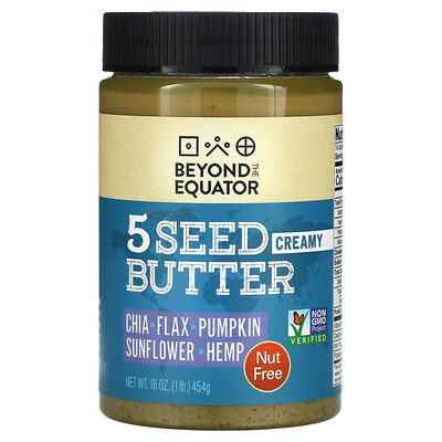 

Beyond The Equator, 5 Seed Butter, Creamy, 16 oz (454 g)