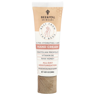 Bee & You, Crema ultrahidratante para las manos, 50 ml (1,69 oz. líq.)