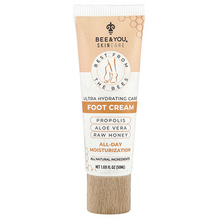 Bee & You, Ultra Hydrating Care Foot Cream, 1.69 fl oz (50 ml)