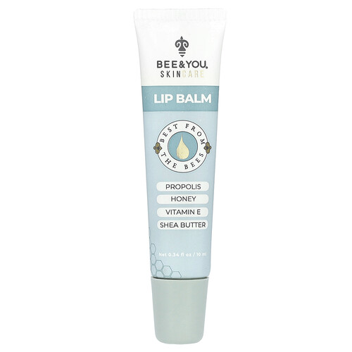 Bee & You, Moisturizing Lip Balm, feuchtigkeitsspendender Lippenbalsam, 10 ml (0,34 fl. oz.)