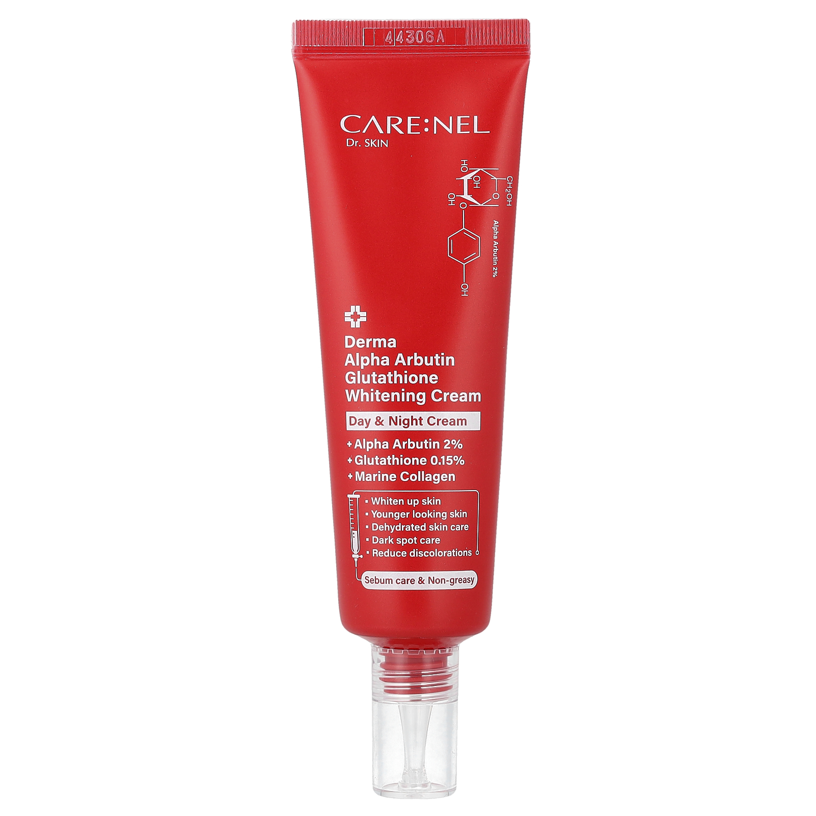 african glutathione whitening night cream Care:Nel, Derma Alpha Arbutin Glutathione Whitening Cream