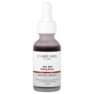 Product Image for Care:Nel, AHA-BHA Peeling Serum, 1 fl oz (30 ml)