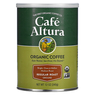 Cafe Altura, Органический кофе, обычной обжарки, средней обжарки, молотый, 340 г (12 унций)