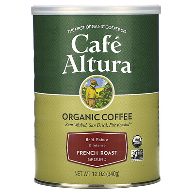 Купить Cafe Altura Органический кофе, французская жарка, 12 унций (339 г)