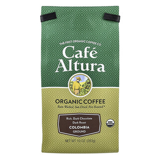Cafe Altura, Органический кофе, Колумбия, молотый, темной обжарки, 283 г (10 унций)