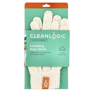 Cleanlogic, Peeling Vücut Eldiveni, Beyaz, 1 Çift