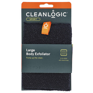 Cleanlogic, Sport, Exfoliant pour le corps, Grand format, Noir, 1 pièce