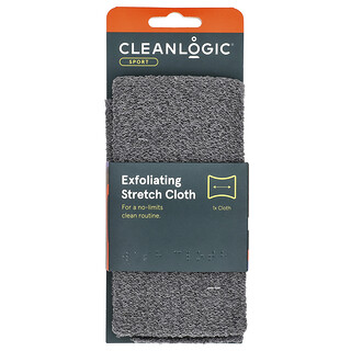 Cleanlogic, Sport, Paño elástico exfoliante, 1 unidad