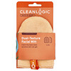CleanLogic, Banyo ve Vücut, Çift Dokulu Yüz Eldiveni, Hassas Cilt, 1 Sayı