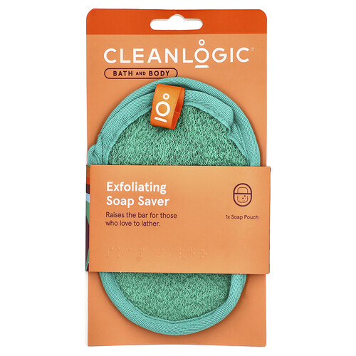 Cleanlogic, Bath and Body, Exfoliating Soap Saver, 1 Count