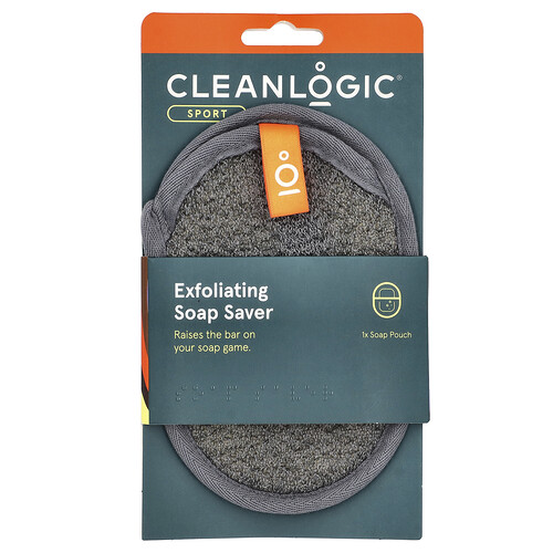 Cleanlogic, Sport, Exfoliating Soap Saver, Peeling-Seifensparer, 1 Stück