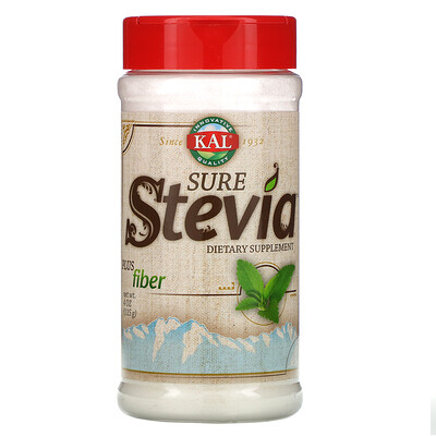 

KAL Sure Stevia Plus Fiber, 4 oz (115 g)